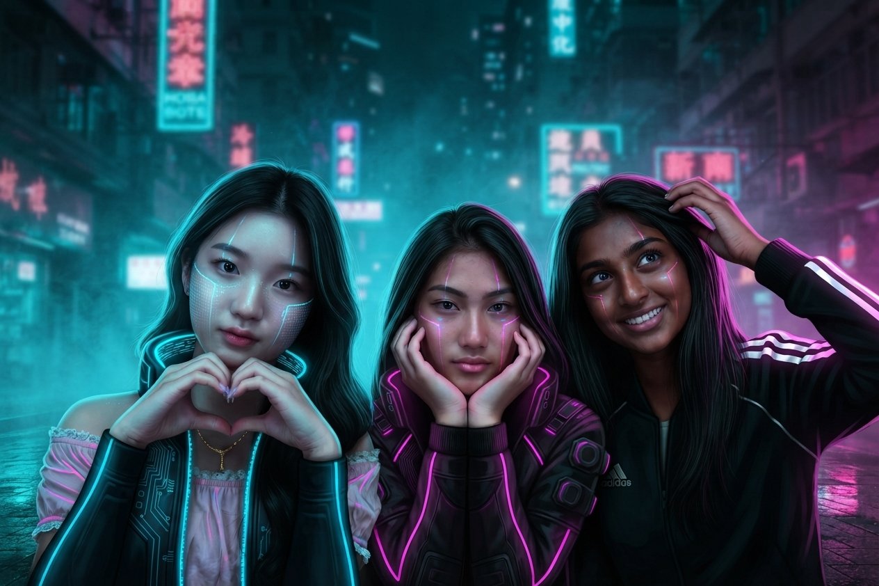 AI style: Cyberpunk